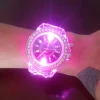 Ins-style illuminated watches, personalized Harajuku Korean version, fashionable and trendy LED fluorescent couple watches for boys, girls, primary and secondary school students Specification image